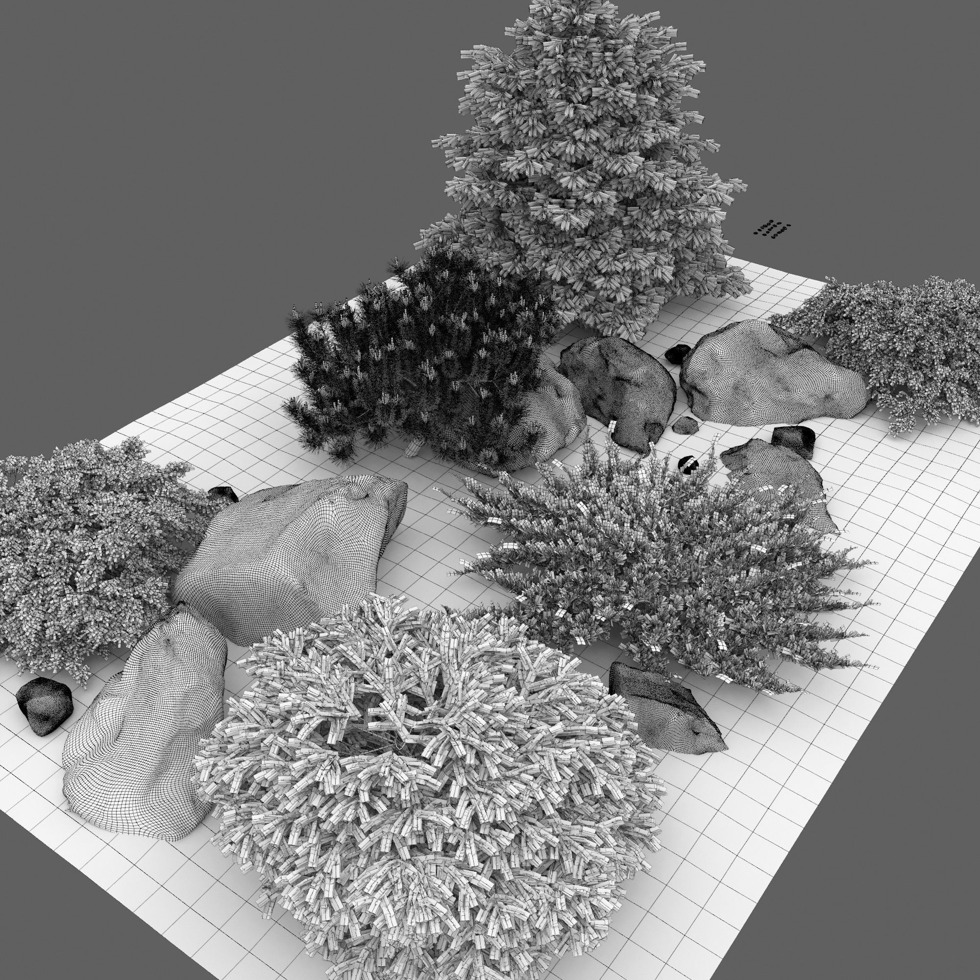 Alpine hill 02 3D model_11