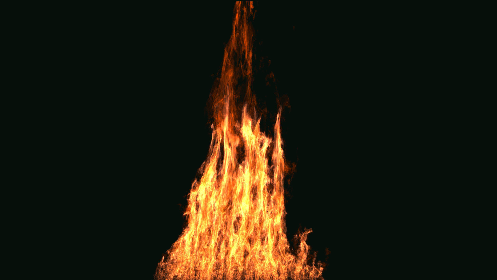 FumeFX Large Scale Fire Low-poly 3D model_6