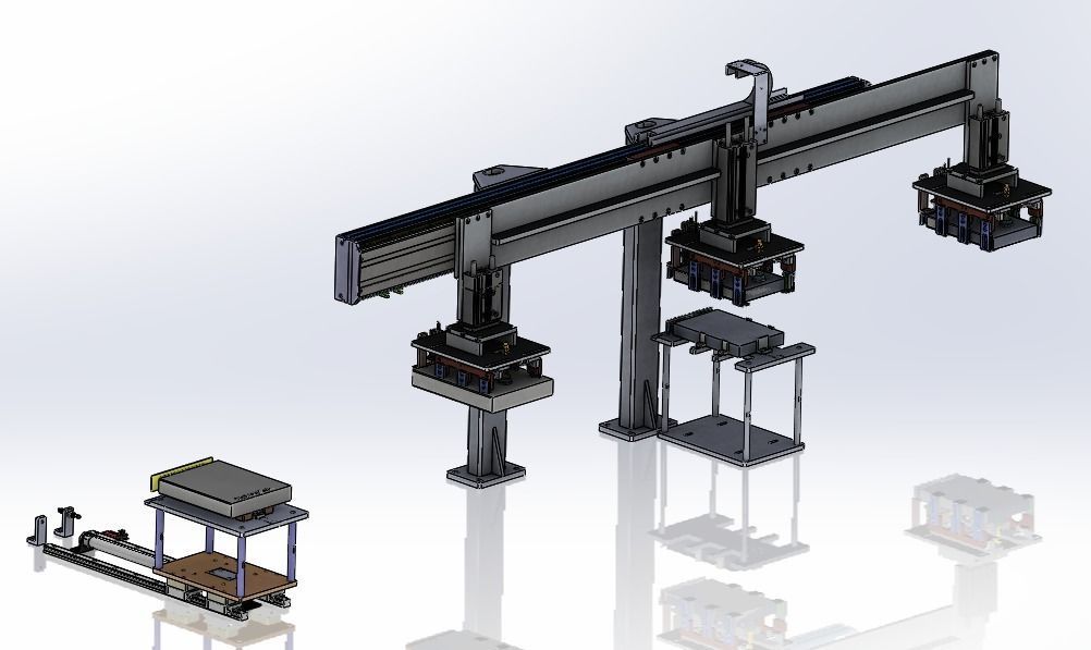 Lithium battery welding glue machine 3D model_18