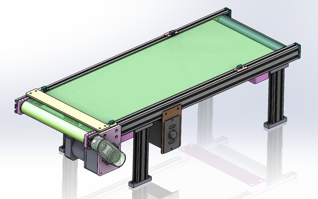 Lithium battery welding glue machine 3D model_10