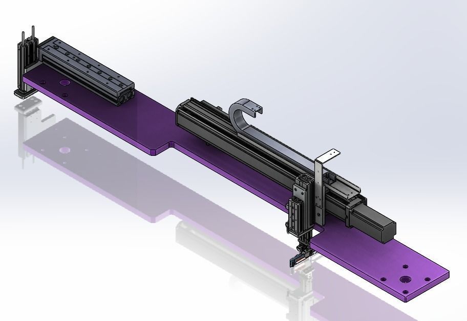 Lithium battery welding glue machine 3D model_16