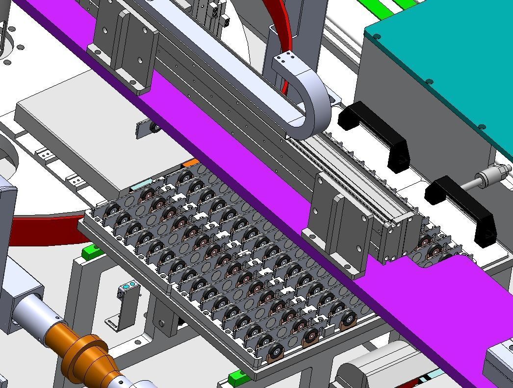 Lithium battery welding glue machine 3D model_5