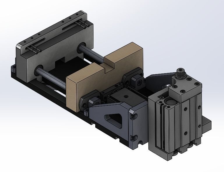 Lithium battery welding glue machine 3D model_9