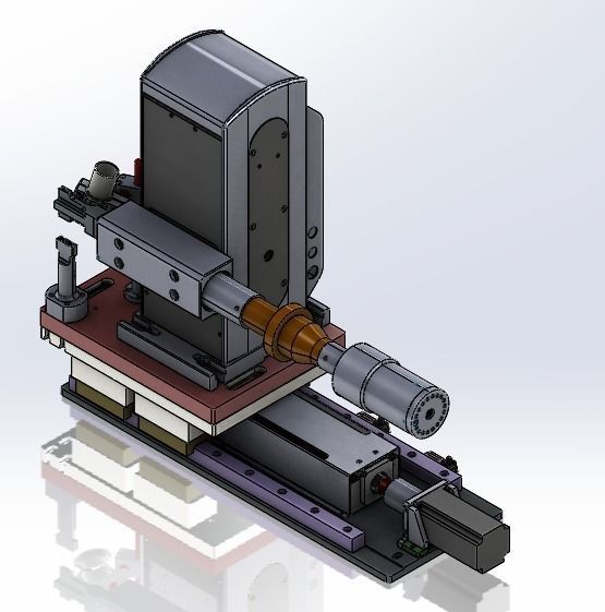 Lithium battery welding glue machine 3D model_14