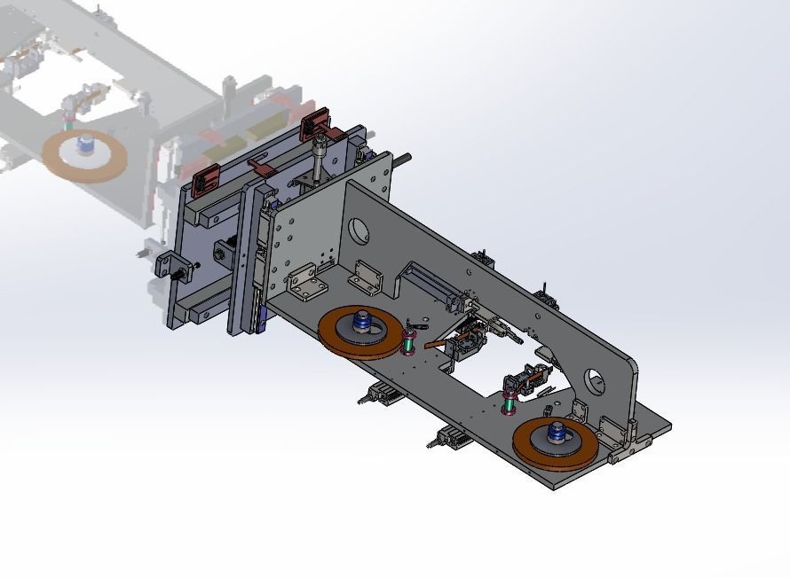 Lithium battery welding glue machine 3D model_19