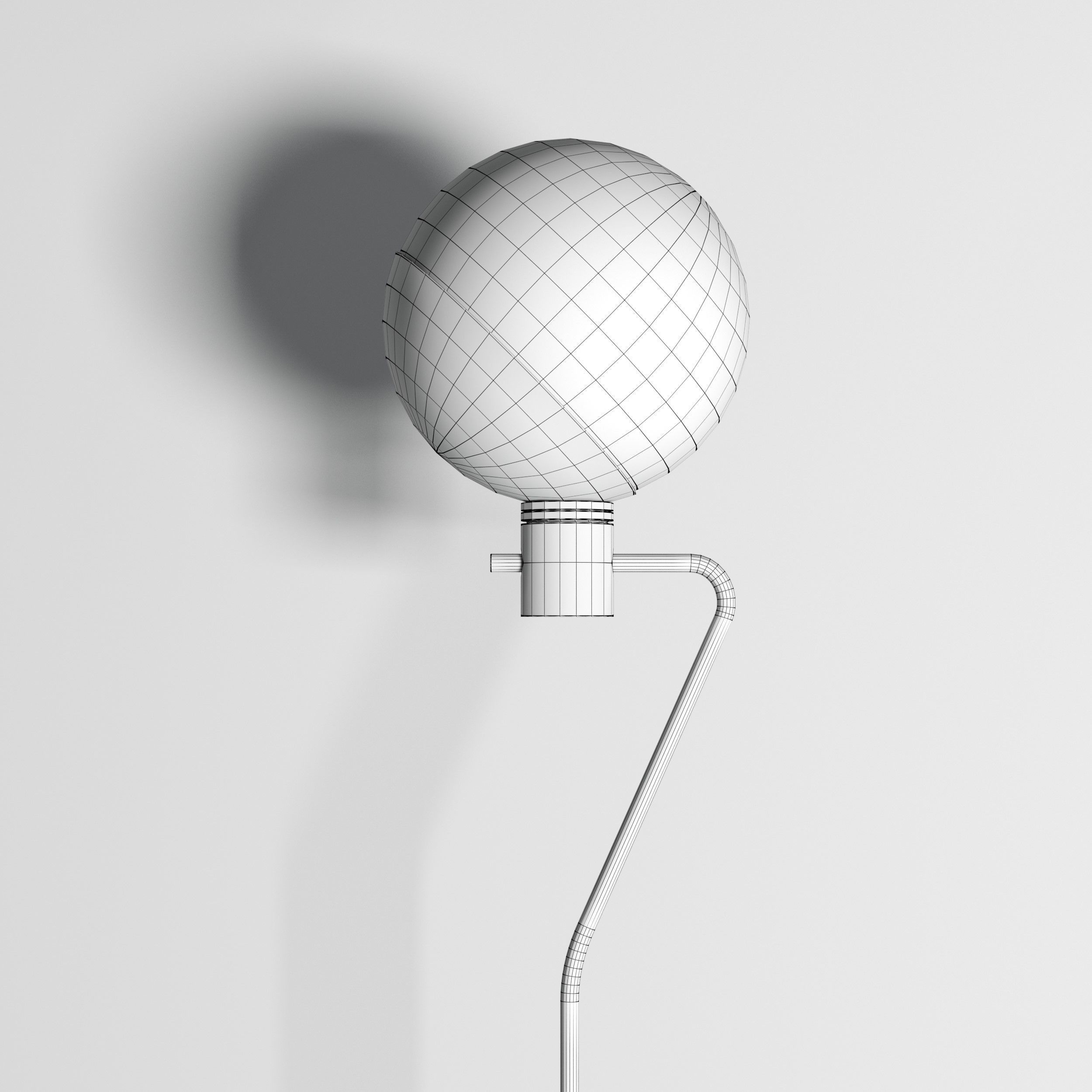 Grupa Baluna collection Black  Light floor lamp 3D model_4