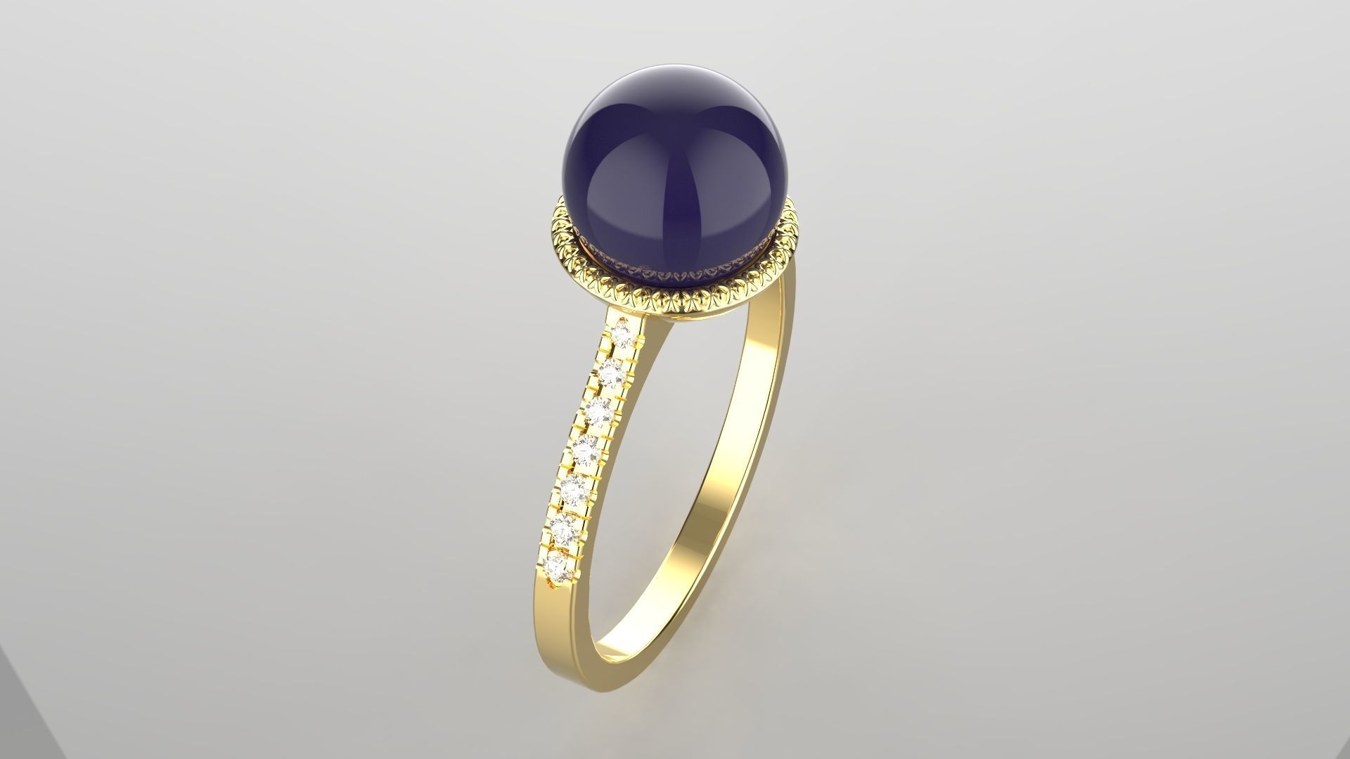 Ring R10010 3D print model_6