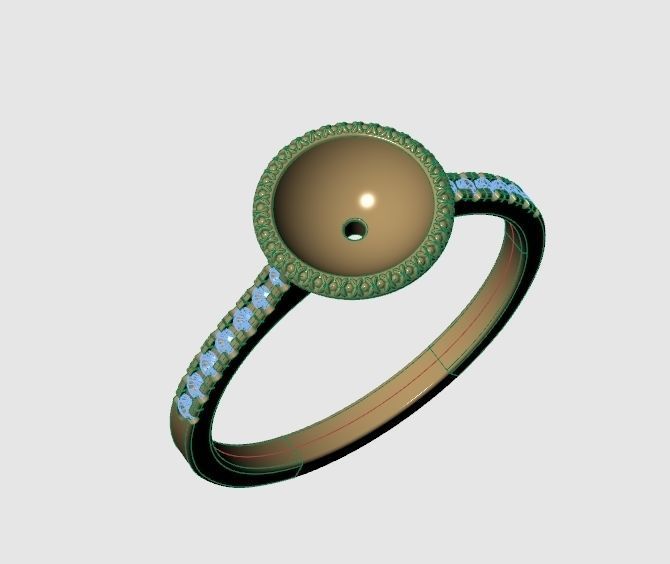 Ring R10010 3D print model_7