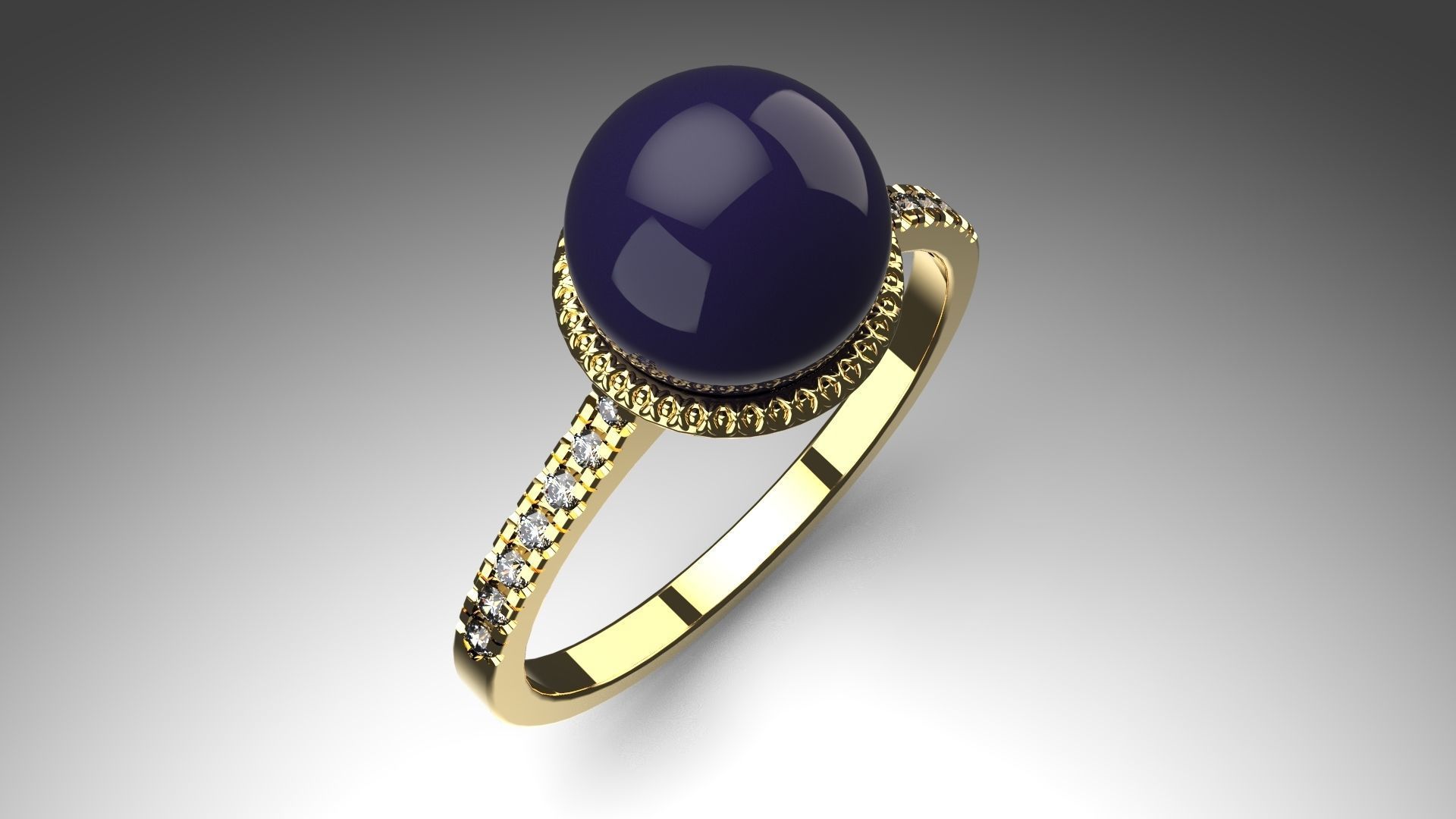 Ring R10010 3D print model_5