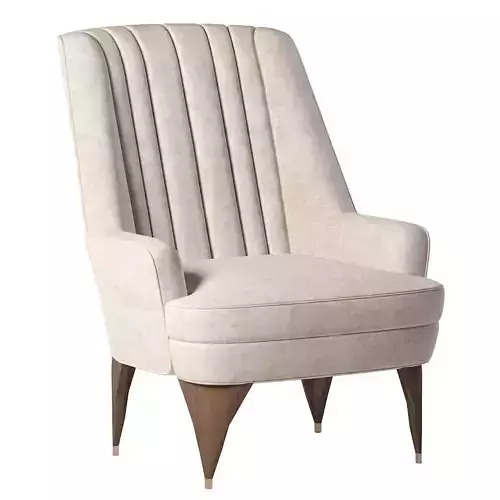 Armchair upholstered
