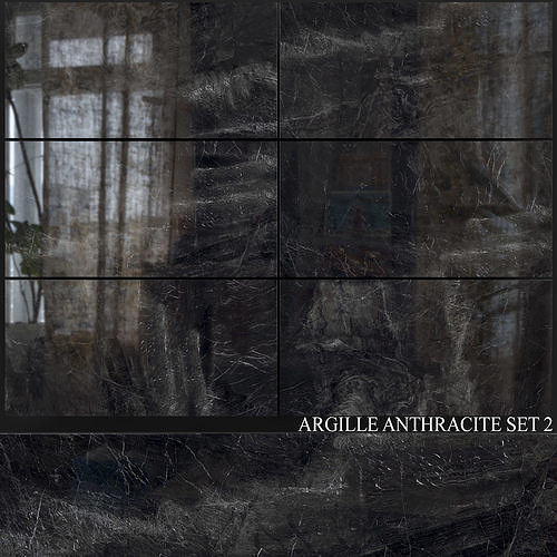 Decovita Argille Anthracite 600x1200 Set 2 3D model