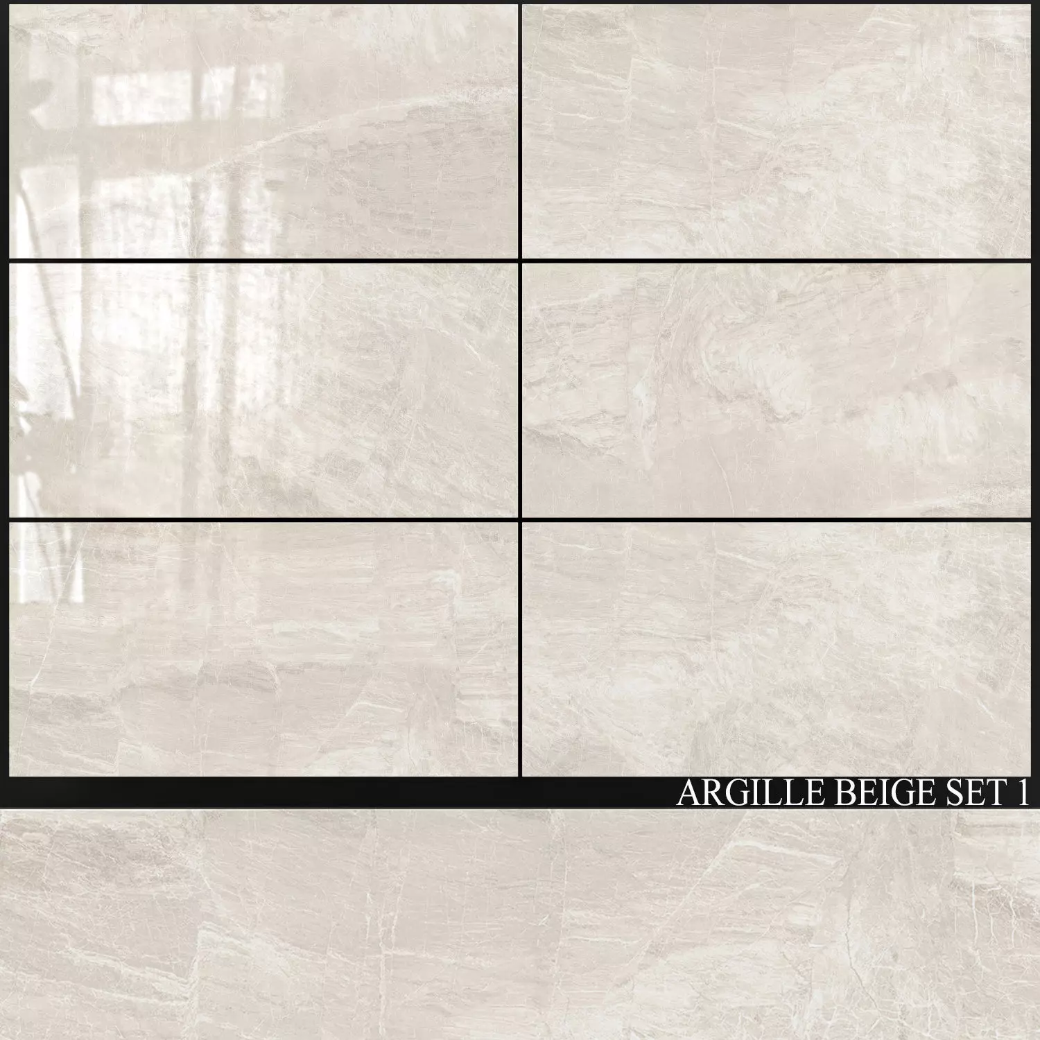 Decovita Argille Beige 600x1200 Set 1 3D model_0