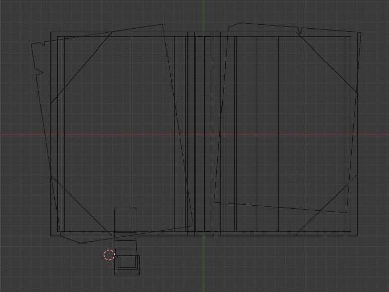 Old book Low-poly 3D model_4