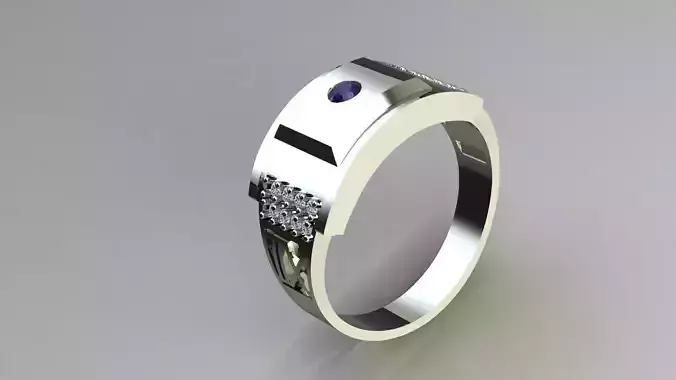 men ring 3D print model