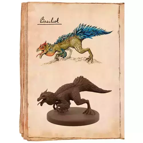 Basilisk Miniature 3D print model