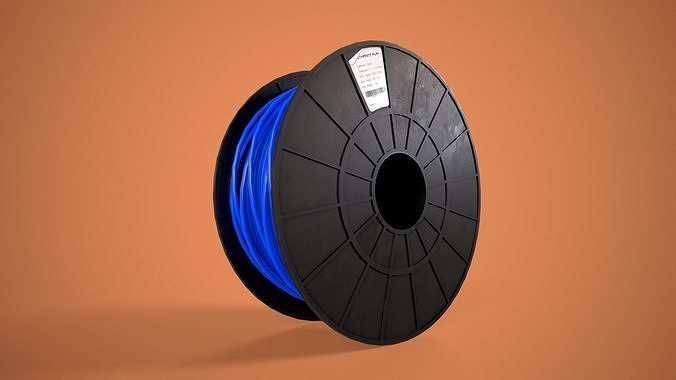 3D Printing Filament Low-poly 3D model