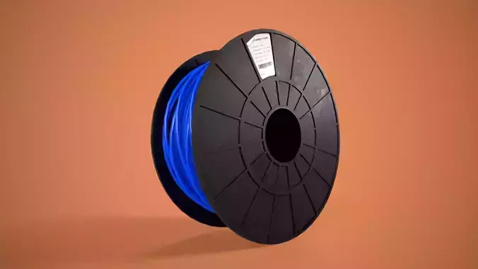 3D Printing Filament Low-poly 3D model