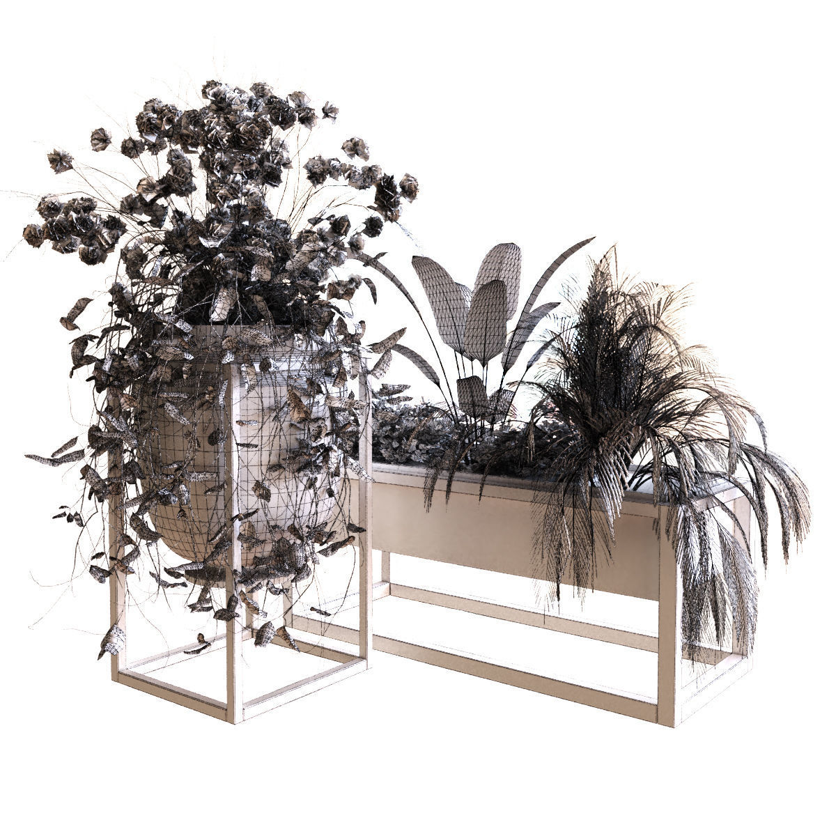 plant set 052 Low-poly 3D model_4