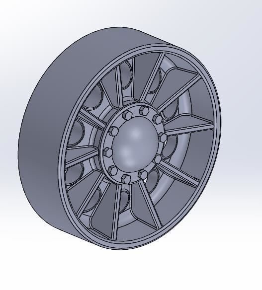 T 34 76 tracks and wheels 3D print model_4
