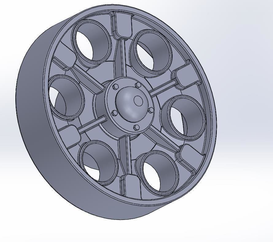 T 34 76 tracks and wheels 3D print model_5