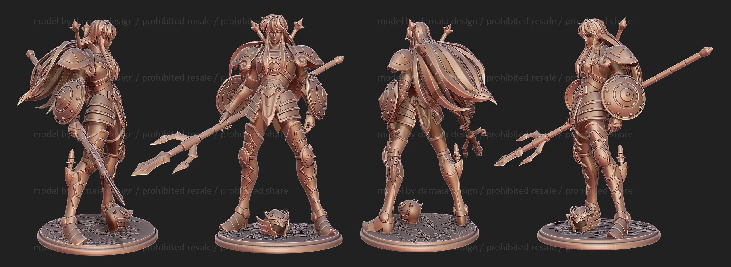 Saint Seiya Shiryu Libra 3D print model_1