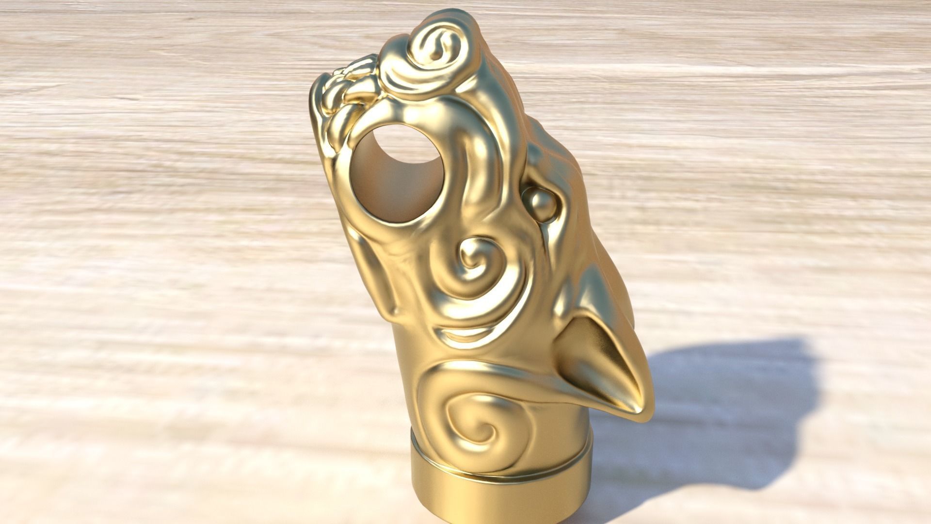 FENRIR VIKING BRACELET 3D print model_16