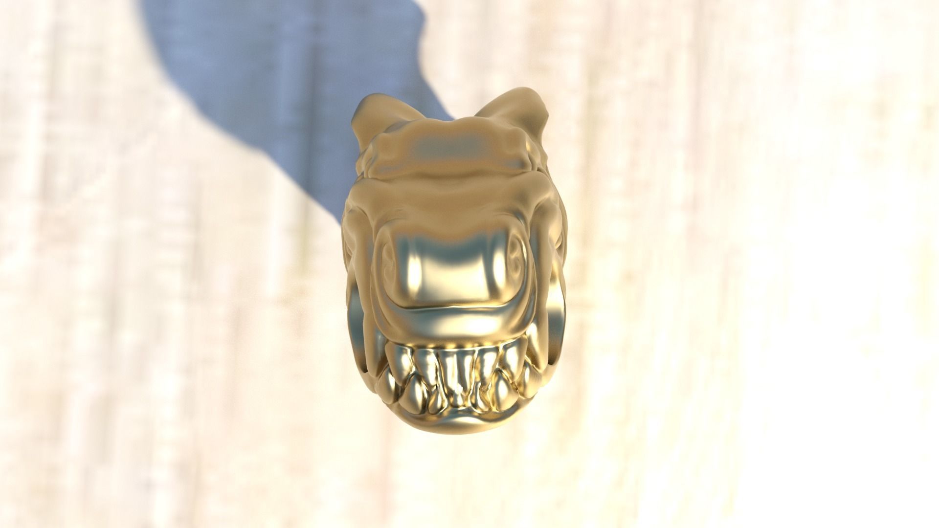 FENRIR VIKING BRACELET 3D print model_11