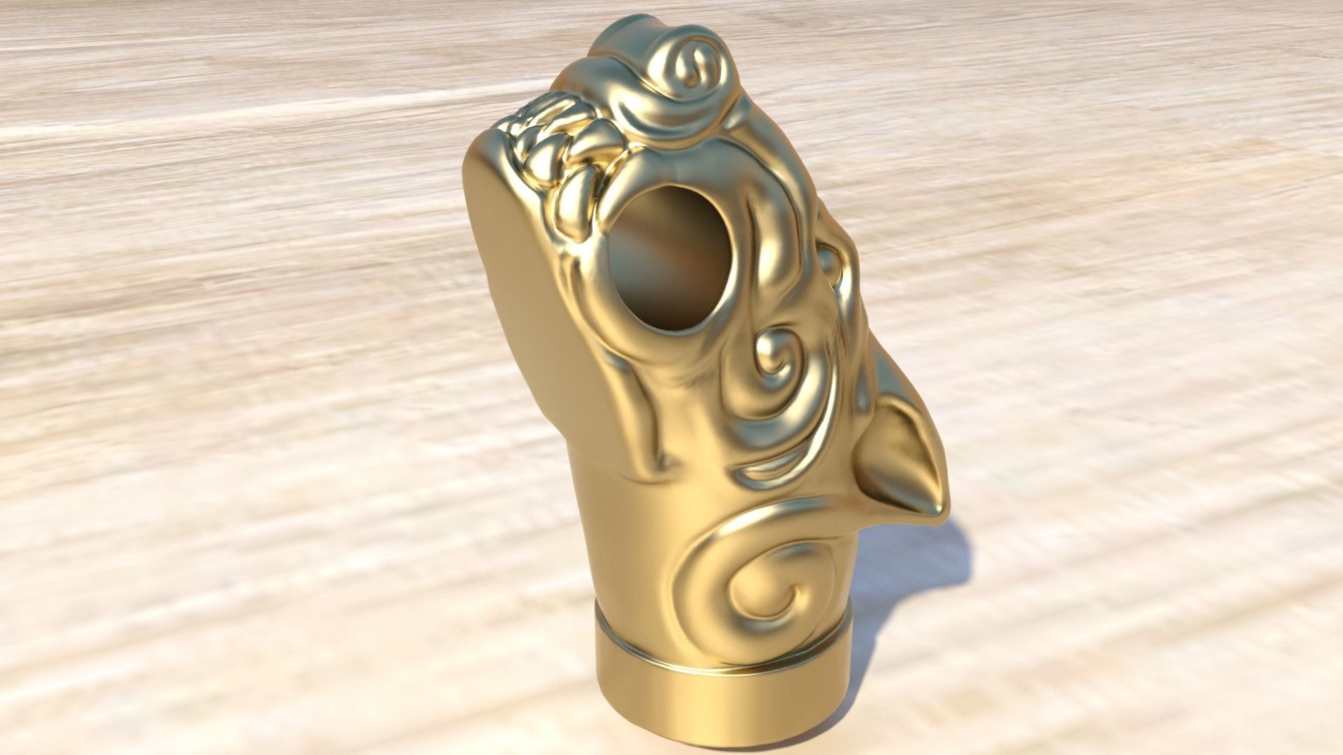 FENRIR VIKING BRACELET 3D print model_14