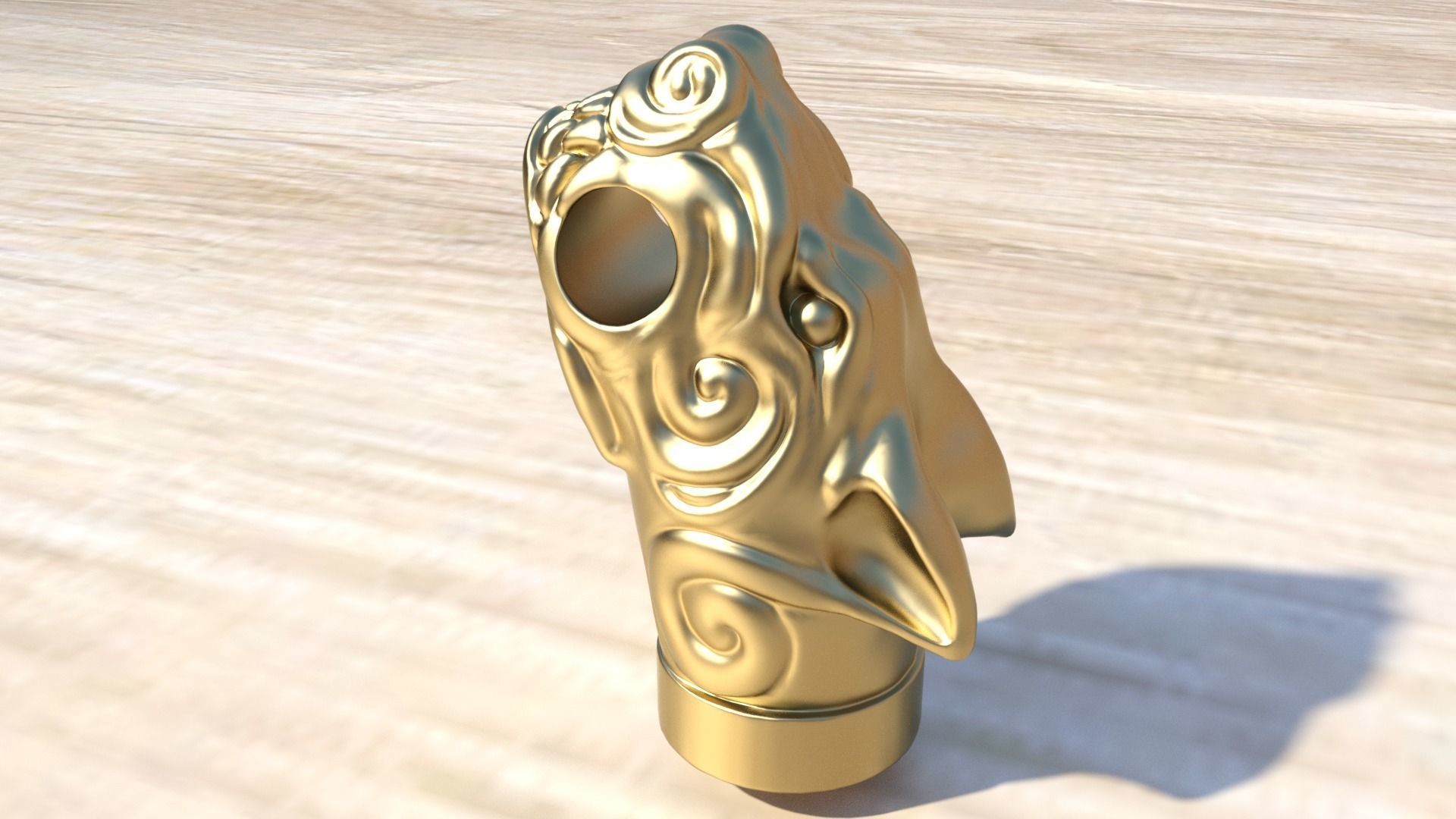 FENRIR VIKING BRACELET 3D print model_17