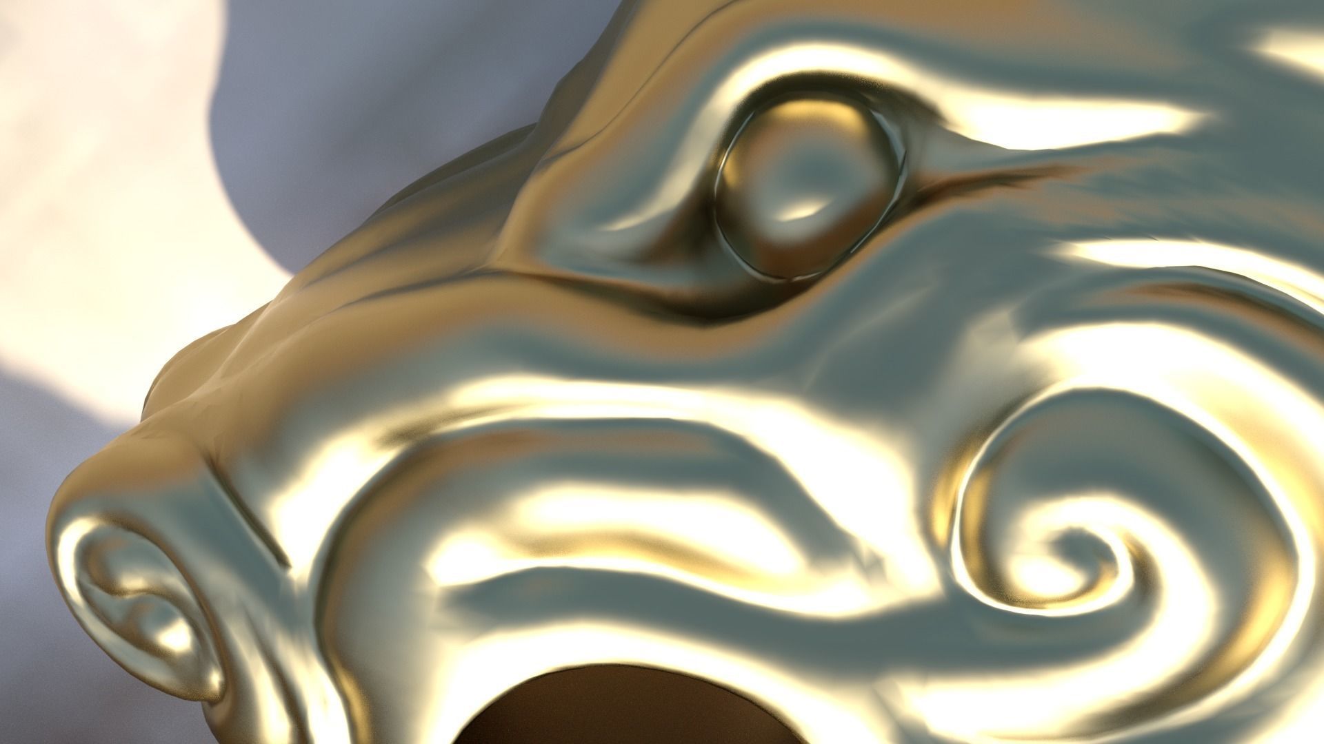 FENRIR VIKING BRACELET 3D print model_4