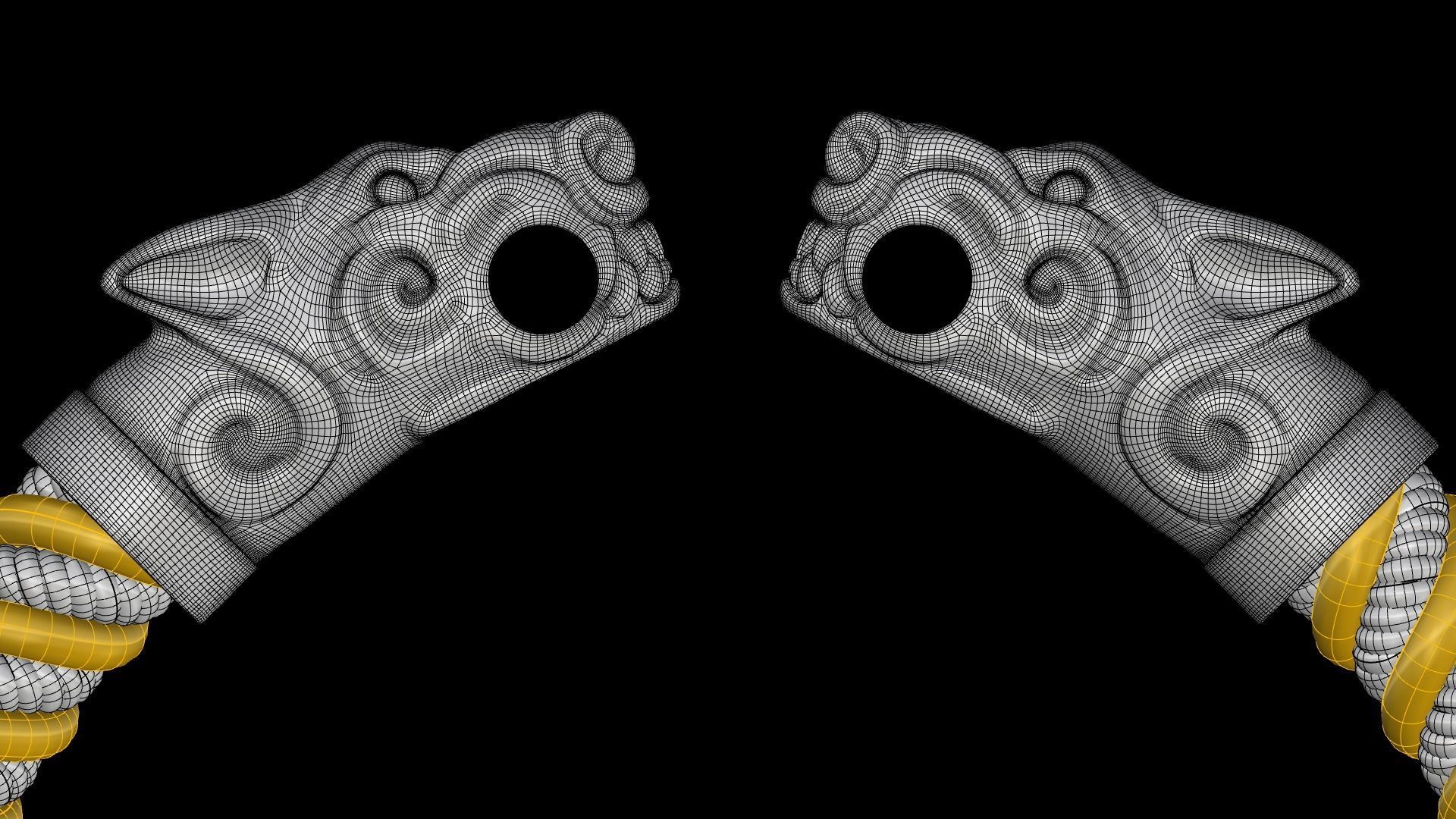 FENRIR VIKING BRACELET 3D print model_20