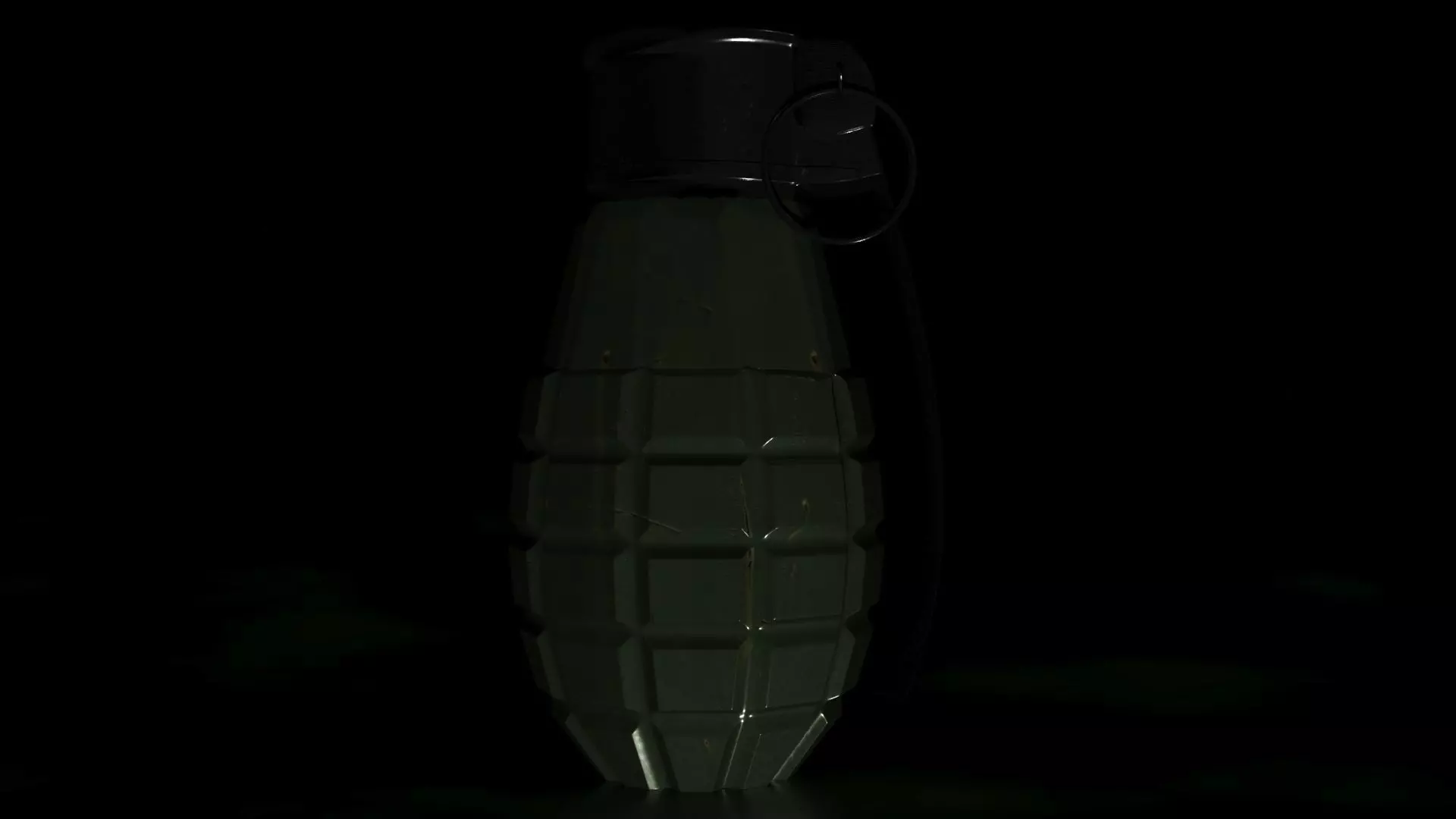 Bomb Model grenade Free low-poly 3D model