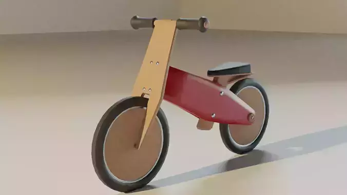 Kids wooden bike
