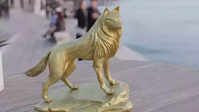 Lone Wolf 3d print 3D print model