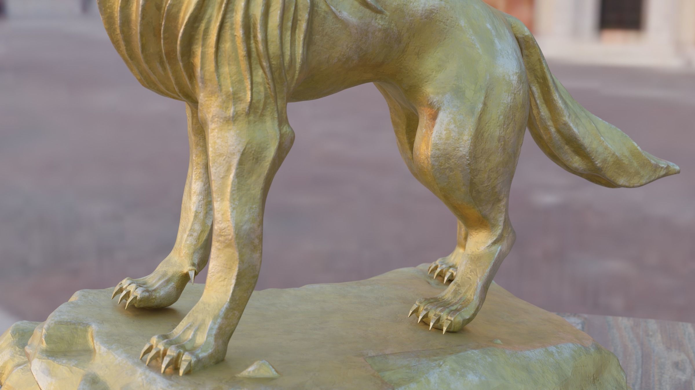 Lone Wolf 3d print 3D print model_5