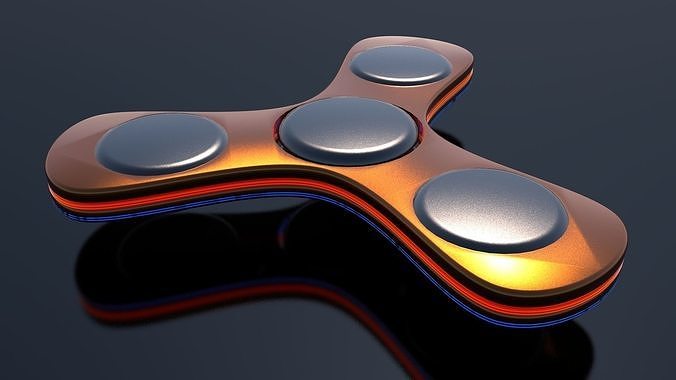 Fidget spinner 3D model