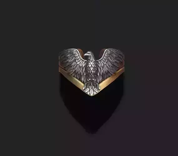 Eagle ring 3D print model