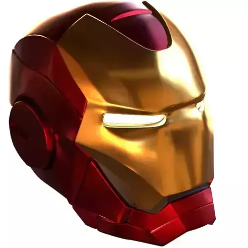 High resolution ironman helmet model Free 3D model