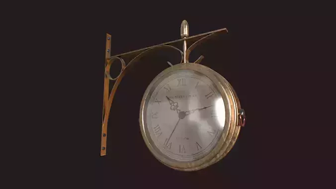 Antique Railway Station Clock