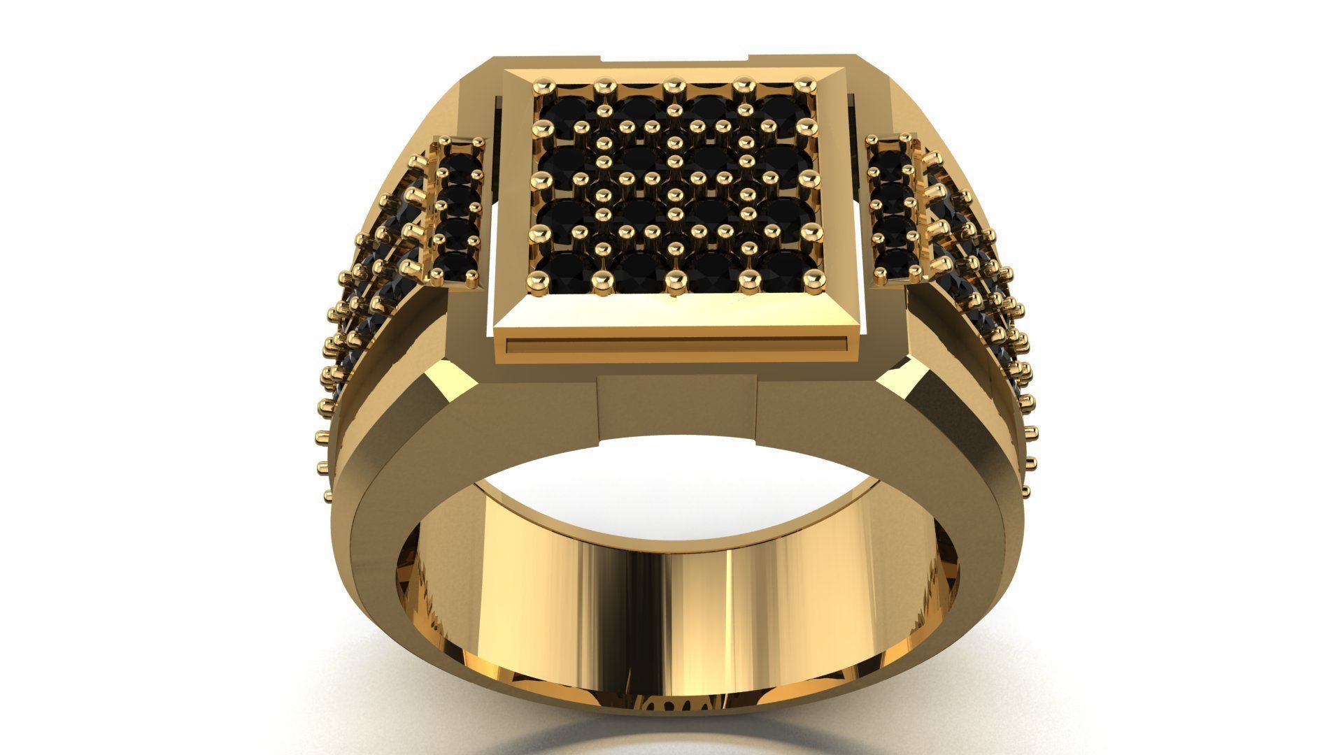 men ring 3D print model_2