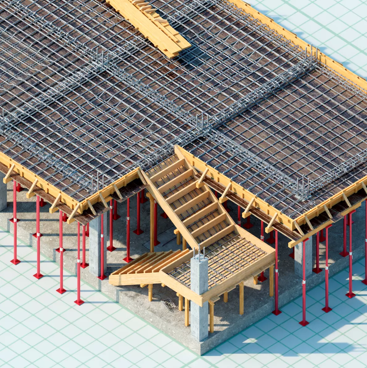 Simple construction N3 Low-poly 3D model_0