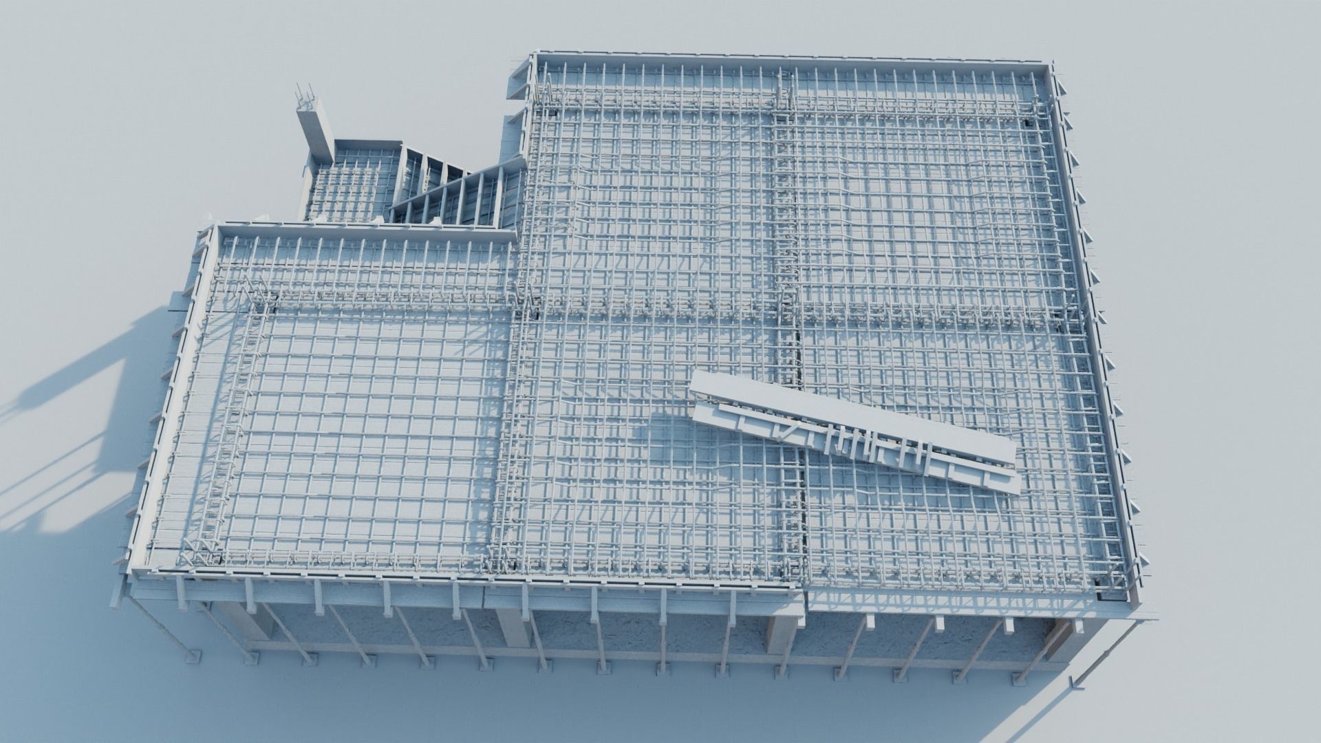 Simple construction N3 Low-poly 3D model_9