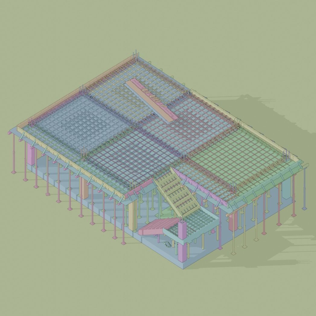 Simple construction N3 Low-poly 3D model_5