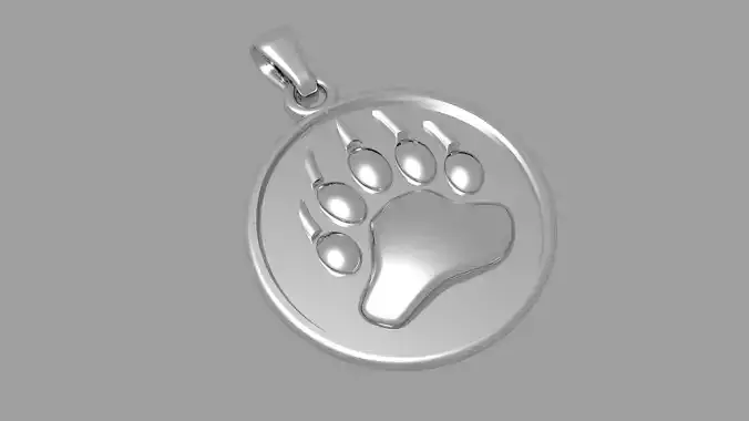 Bear Paw Pendant