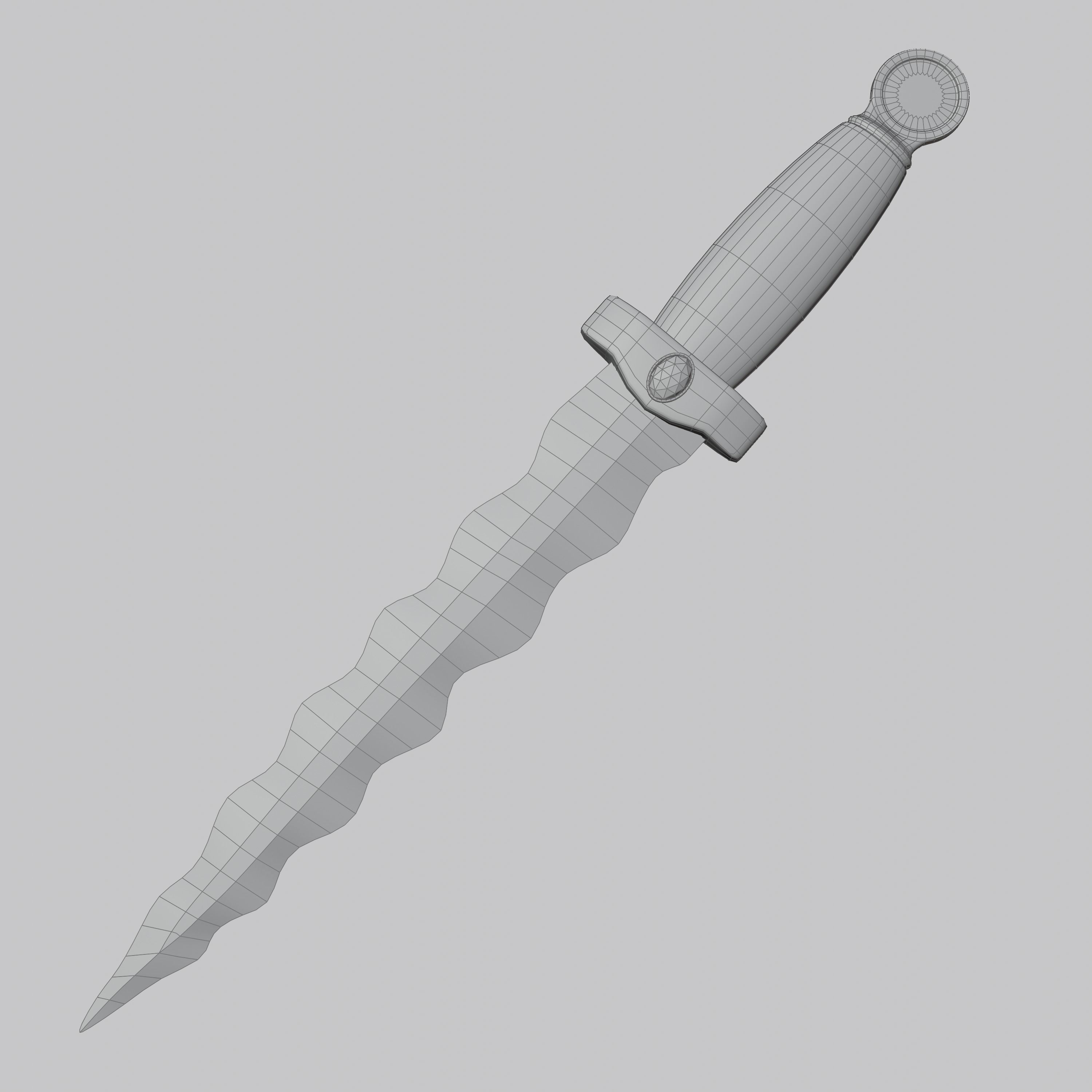 Ritualistic Dagger 3D model_6