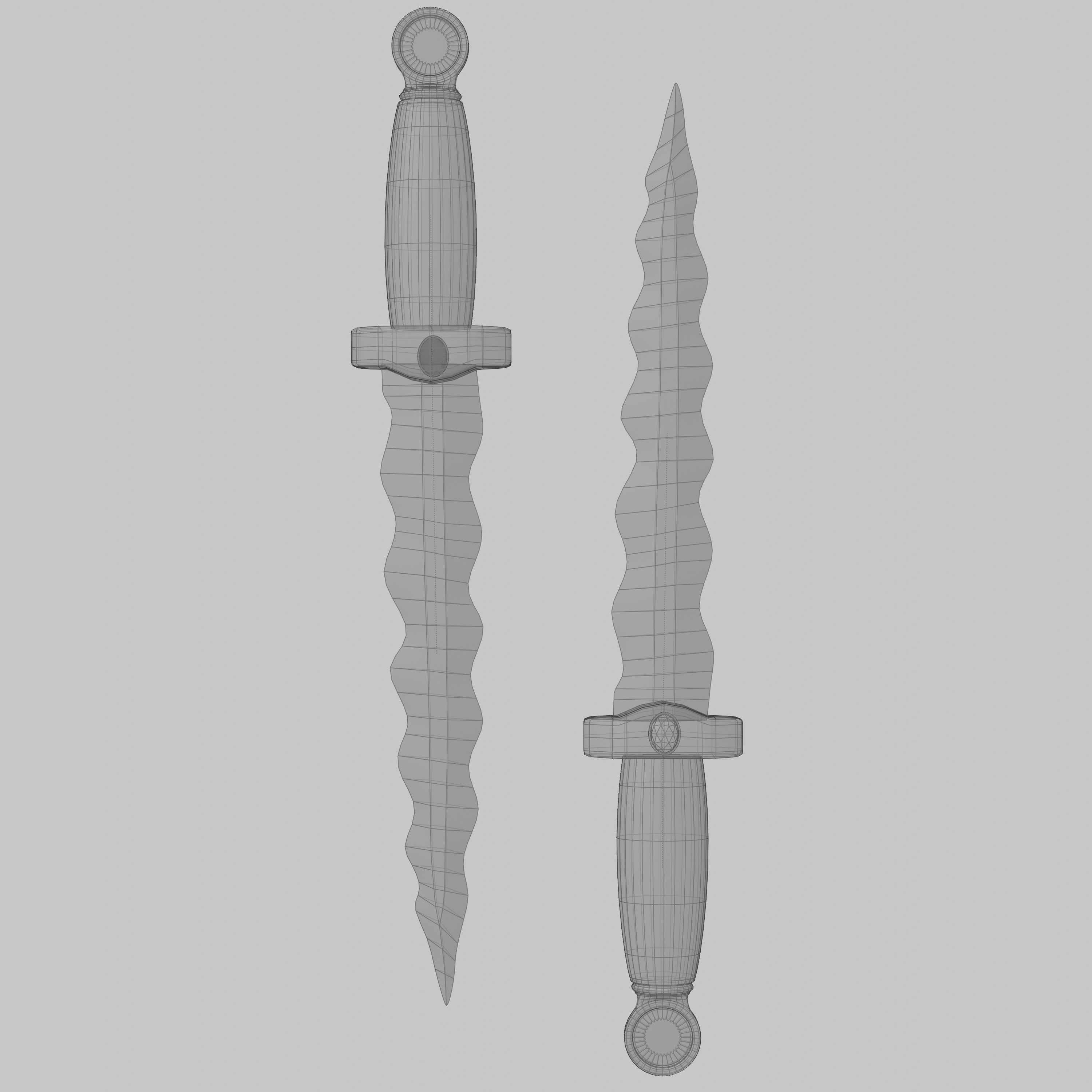 Ritualistic Dagger 3D model_5