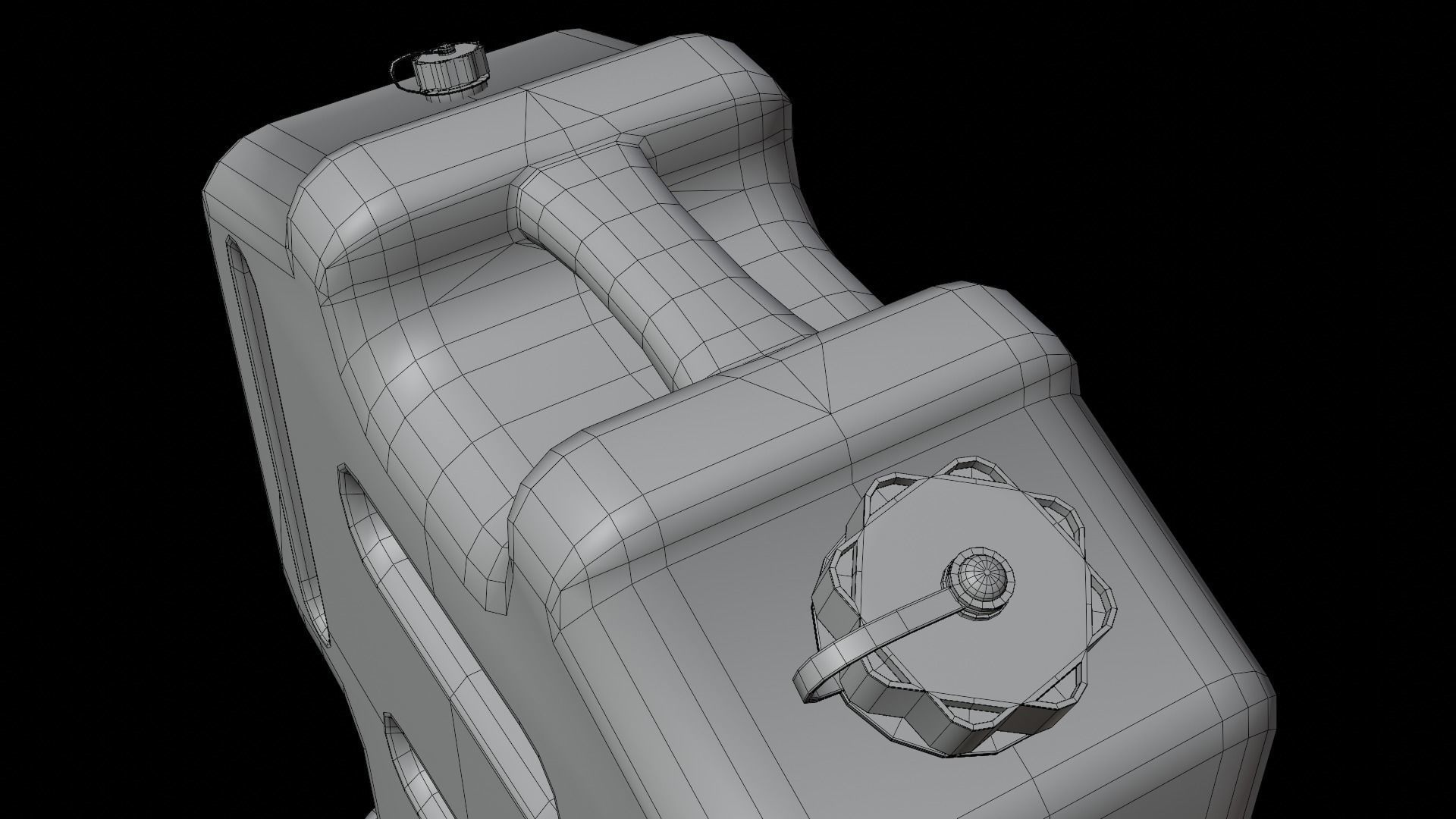 Fuel Tank Collection Low-poly 3D model_13