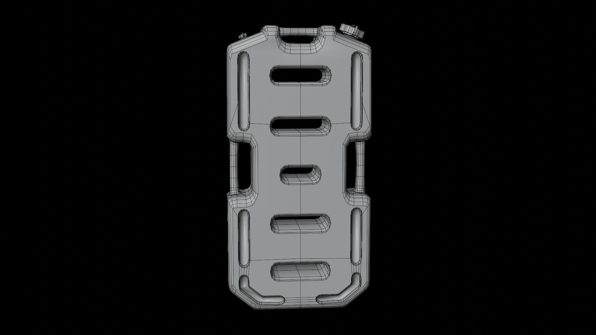 Fuel Tank Collection Low-poly 3D model_11