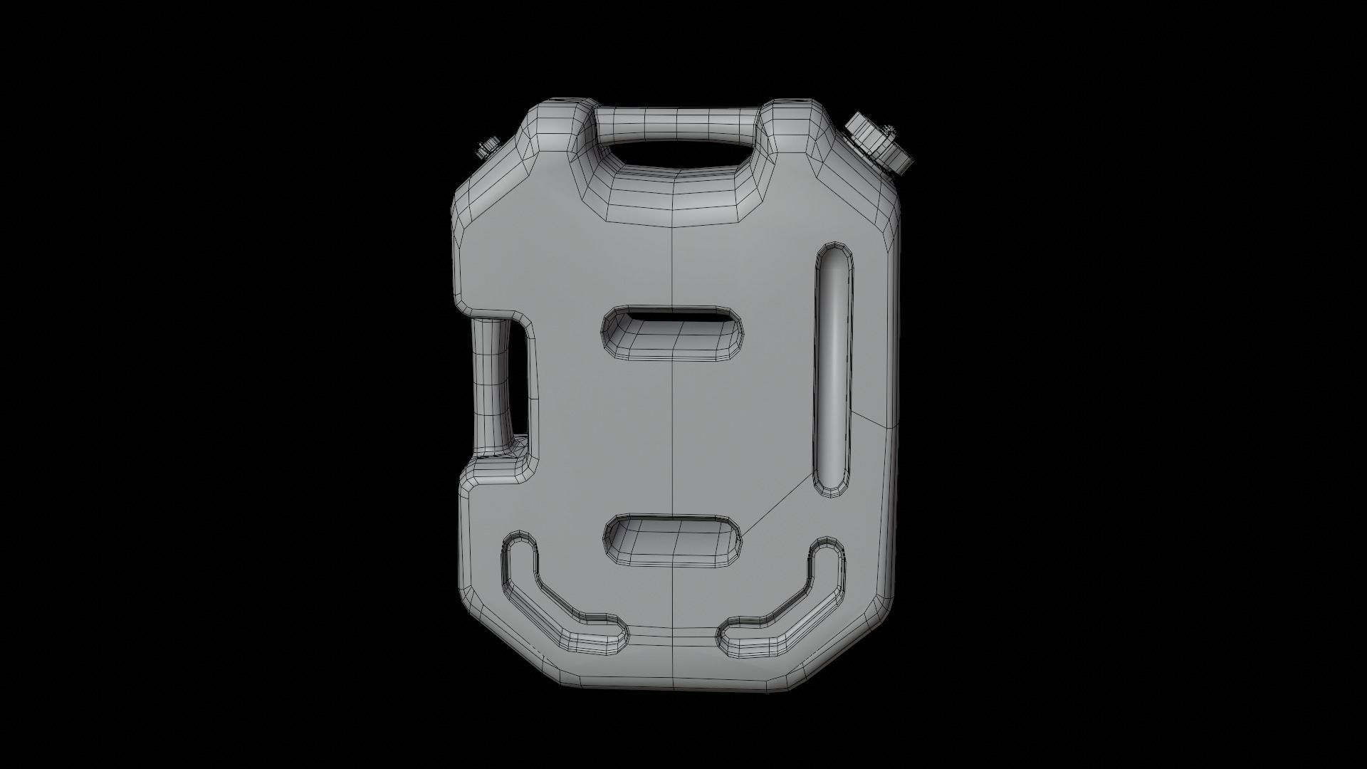 Fuel Tank Collection Low-poly 3D model_10