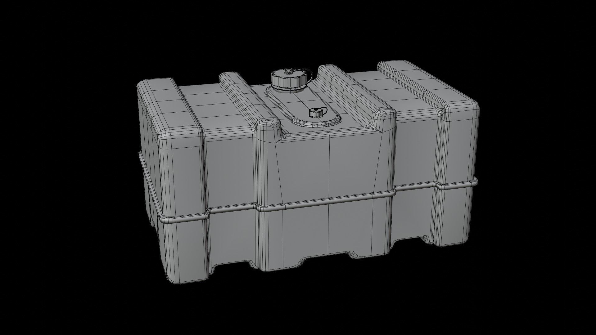 Fuel Tank Collection Low-poly 3D model_12